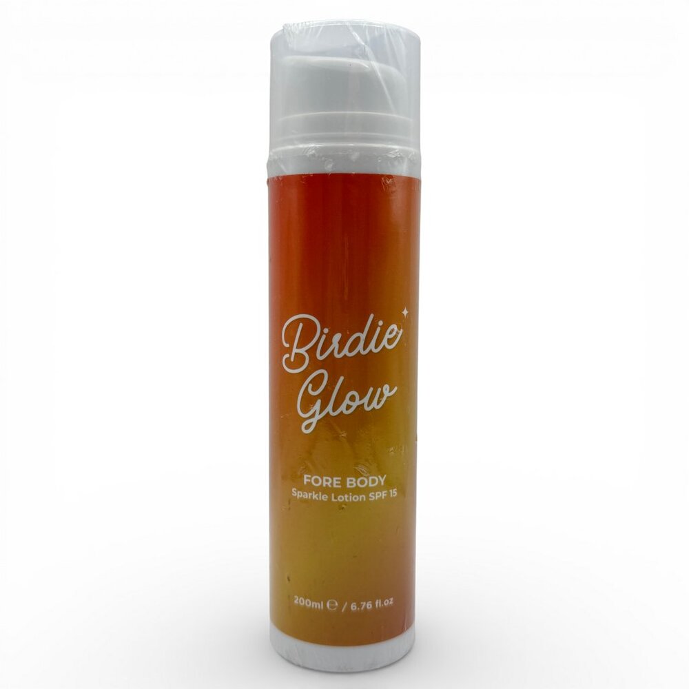 Birdie Glow Fore Body Sparkle Lotion with SPF 15 6.76 fl oz EXP 10/2027